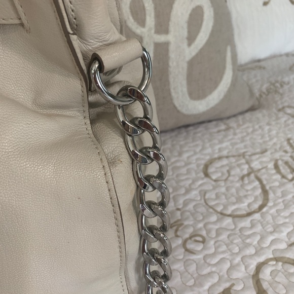 Michael Kors beige Leather Satchel - Picture 7 of 16